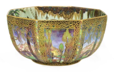 Lot 346 - A Wedgwood 'Fairyland' lustre octagonal bowl