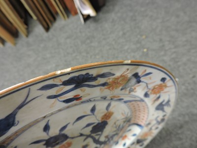 Lot 141 - Two Chinese blue and white meat dishes