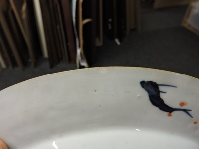 Lot 141 - Two Chinese blue and white meat dishes