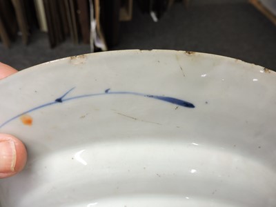 Lot 141 - Two Chinese blue and white meat dishes