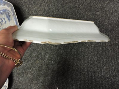 Lot 141 - Two Chinese blue and white meat dishes