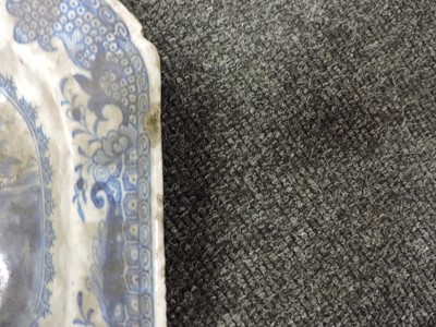 Lot 141 - Two Chinese blue and white meat dishes