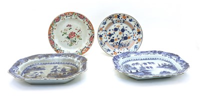 Lot 141 - Two Chinese blue and white meat dishes