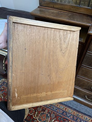 Lot 53 - A George III mahogany secretaire breakfront bookcase