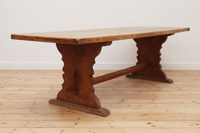 Lot 417 - A large refectory table