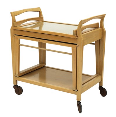 Lot 433 - A blondewood drinks trolley