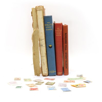 Lot 286 - Four various stamp albums and stamps