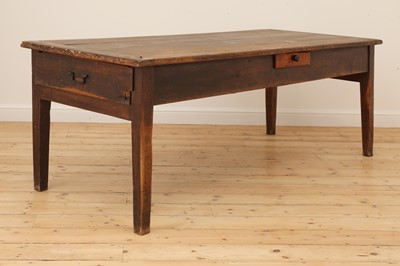 Lot 218 - A French provincial kitchen prep table