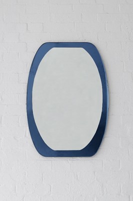Lot 587 - An Italian glass wall mirror