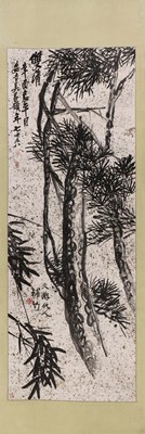 Lot 211 - A Chinese hanging scroll