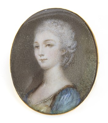 Lot 29 - A Georgian painted miniature