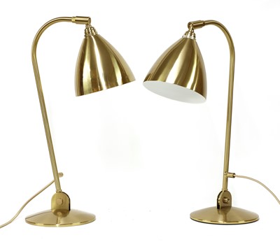Lot 646 - Two pairs of contemporary Bestlite lamps