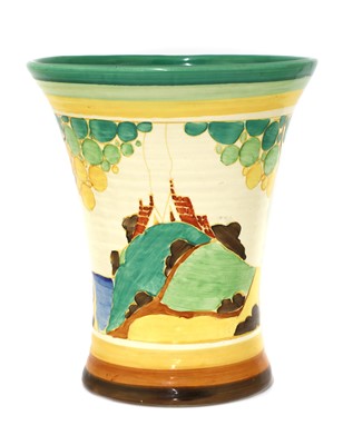 Lot 344 - A Clarice Cliff 'Secrets' vase