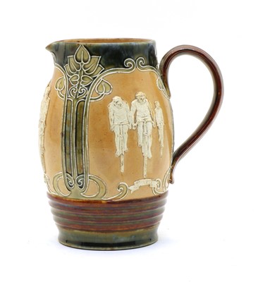 Lot 170 - A Doulton Lambeth stoneware jug