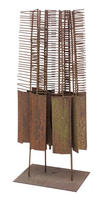 Lot 733 - A wrought iron garden sculpture