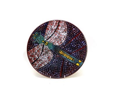 Lot 92 - A Poole Studio 'Dragonfly' charger