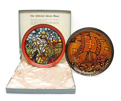 Lot 53 - A Poole 'Medieval Calendar Series' charger 'March'