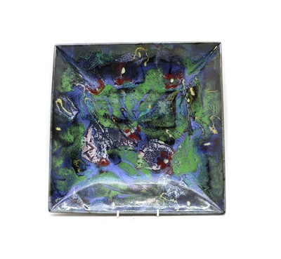 Lot 125 - A Dartington stoneware 'Night Bloom' dish