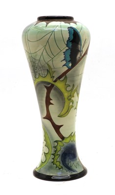 Lot 97 - A Cobridge 'Cobweb' trial vase