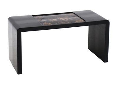 Lot 261 - A japanned side table