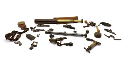 Lot 41 - A 'Ranger 55' brass cased four draw telescope
