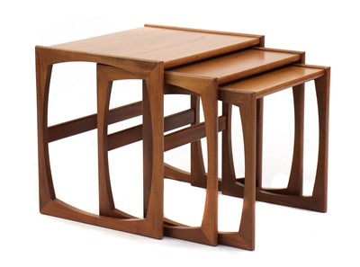 Lot 239 - A G-Plan teak nest of three tables