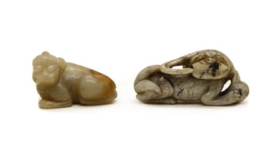 Lot 135 - A Chinese jade carving