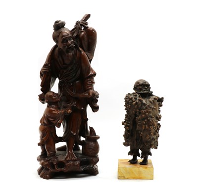 Lot 118 - A Chinese root carving