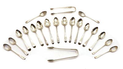 Lot 37 - A George III set of six Irish silver old English pointed teaspoons