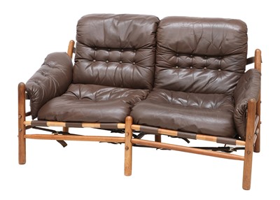 Lot 611 - A Swedish 'Ilona' teak sofa