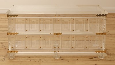 Lot 707 - A Lucite cabinet