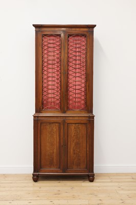 Lot 348 - A George III mahogany bookcase
