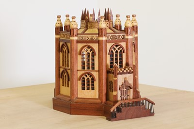 Lot 289 - A wooden model of the Octagon Church, Wisbech