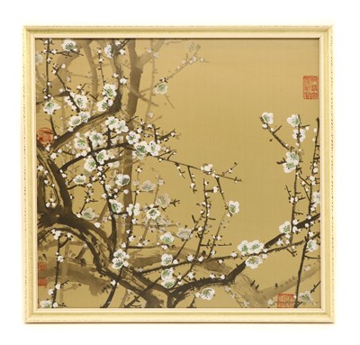 Lot 121 - A Chinese gouache painting