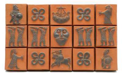 Lot 70 - A Thyssen Keramik wall plaque