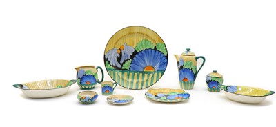 Lot 189 - An extensive group of floral painted Gray's Pottery
