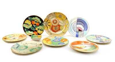 Lot 170A - Six Gray's pottery floral decorated dishes