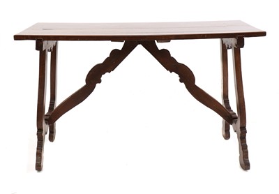 Lot 228 - A 19th century Spanish mahogany console table