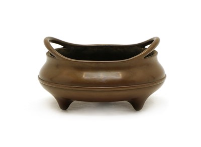 Lot 148 - A Chinese bronze censer