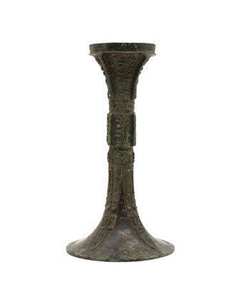 Lot 143 - A Chinese bronze vase