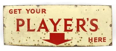 Lot 206 - An enamel advertising sign