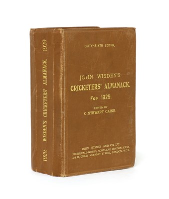 Lot 72 - WISDEN Cricketers' Almanack: 1929