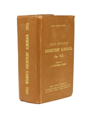 Lot 73 - WISDEN Cricketers' Almanack: 1930