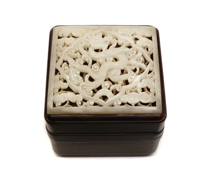 Lot 244 - A Chinese jade plaque