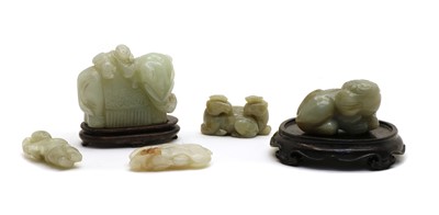 Lot 248 - A collection of Chinese jade