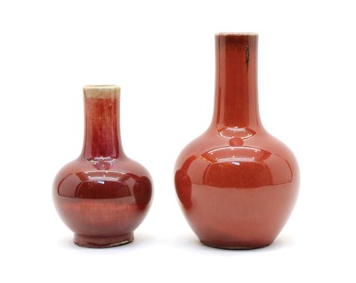Lot 269 - A Chinese flambé glazed vase