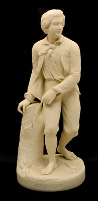 Lot 113 - A large Copeland Parian ware figure
