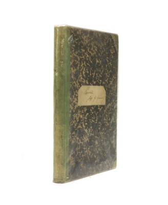Lot 84 - Stephen GRUNDY’S private log during H.M.S. Pelican’s visit to Pitcairn Island in 1886.