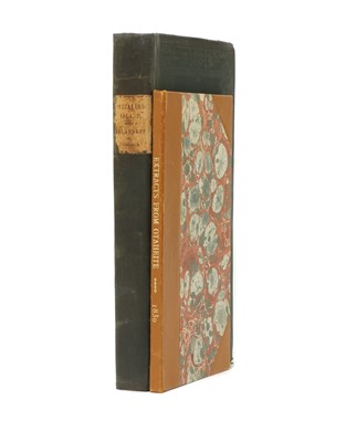 Lot 115 - 1- [Hamilton, William]: Extracts from Otaheite, a poem.