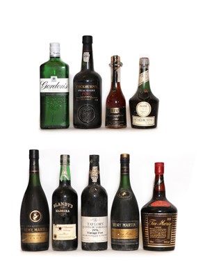 Lot 276 - Assorted port and spirits: Taylor's, Vintage Port, 1976